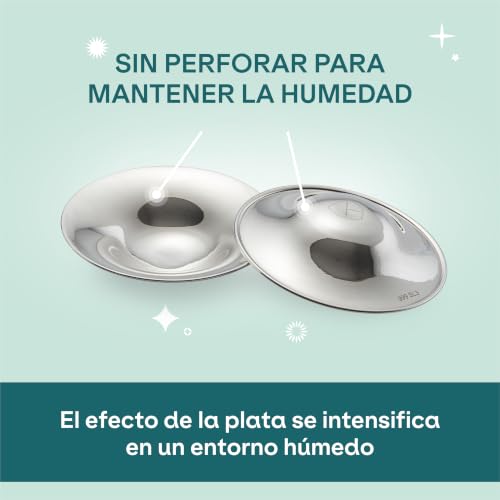 Miniatura 7 de Koala Babycare - Pezoneras En Plata Trilaminada Sin Níquel Para La Prevención Y El Tratamiento De Las Fisuras O Grietas En El Seno Durante La Lactancia. Dispositivo Médico Clase 1 - Koala Silver Cup