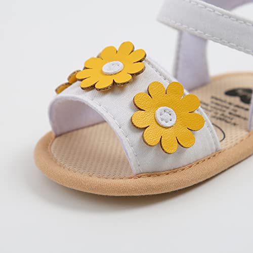 Infant Baby Girls Flower Denim Sandals Toddler Soft Sole Outdoor Sport Flats Sneakers Newborn Prewalkers Shoes4