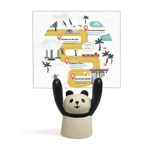 Porte-mémo panda Singapour - Ne perdez plus vos notes de bureau importantes