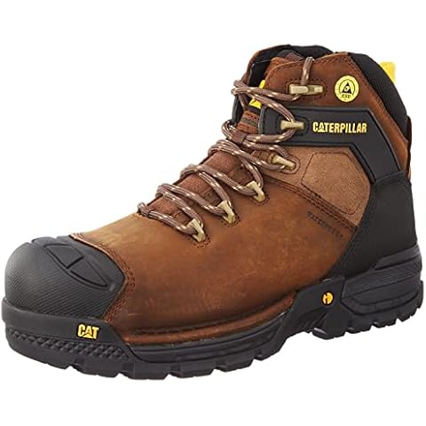 CAT Footwear Men's Excavator Lt Ct S3 Wp Hro Sra Industrial Boot, Dark Brown, 9 UK Cover