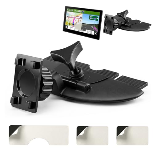 oibek Support Carplay Fente CD pour Carplay, Universel Car CD Player Mount Adaptateur Boule 17 Mm Support CD Slot Amovible 360° Support Téléphone Voiture...
