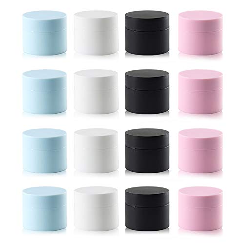 Preisvergleich Produktbild Bocotoer 5 g Reiseflaschen, auslaufsicher, nachfüllbar, Reisegröße, Kosmetik, Toilettenartikel, Kosmetik, Make-up, Set mit 12 Stück