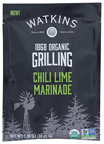 Watkins Marinade Chili Lime Org, 1.06 Oz (Pack Of 12)