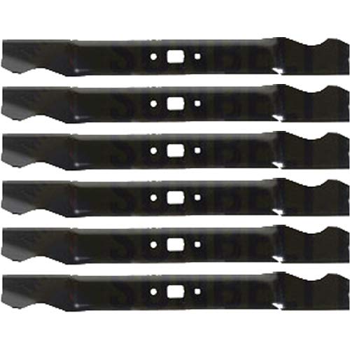 Paquete de 9 cuchillas de repuesto para cortacésped XHT para Mtd/Cub Cadet/White OEM-742-0640 | 20" x 2.25" / 0.921875" agujero