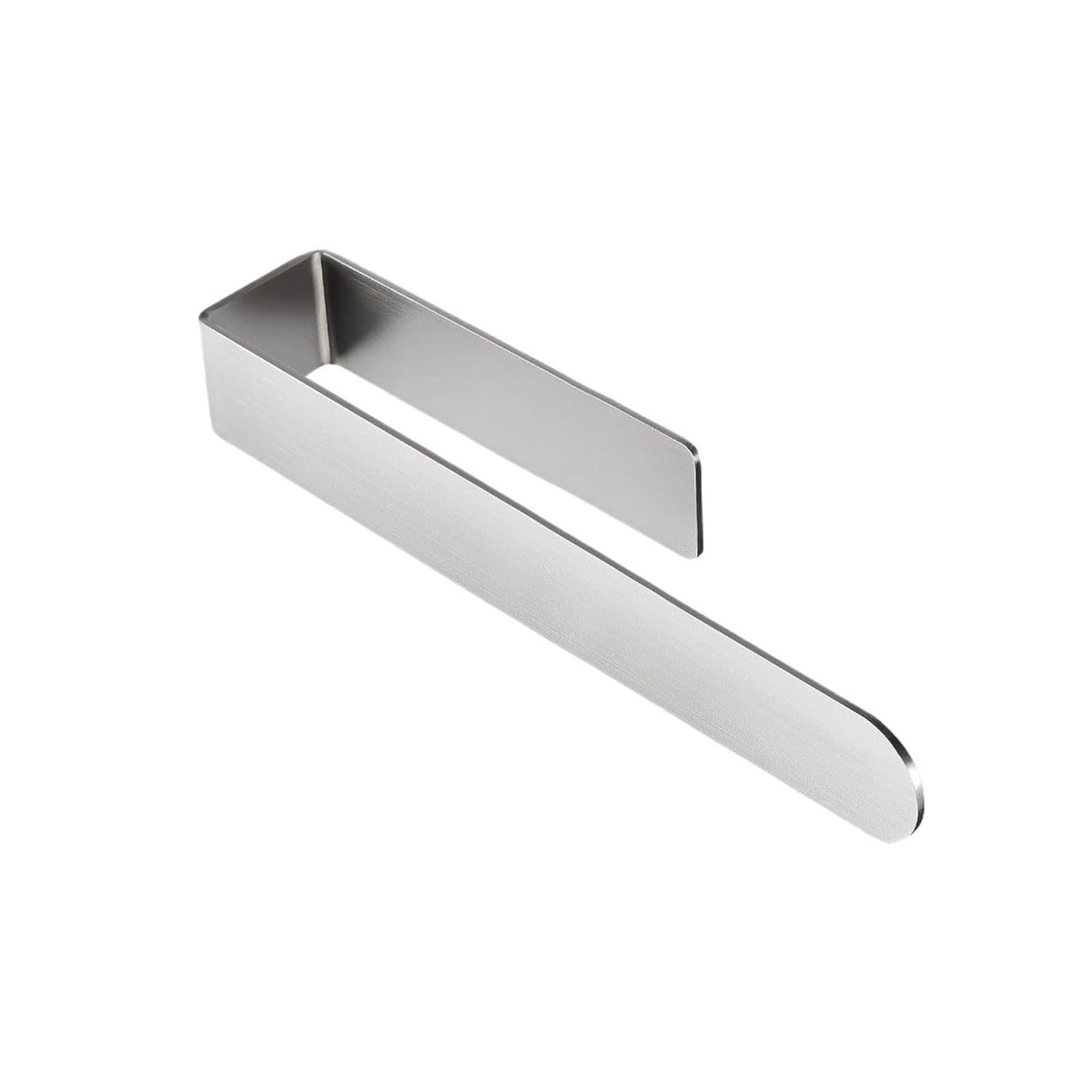 1pc Towel Holder Stainless Steel Brushed Hand Rod Self Adhesive Rack For Bathroom(Silvery)