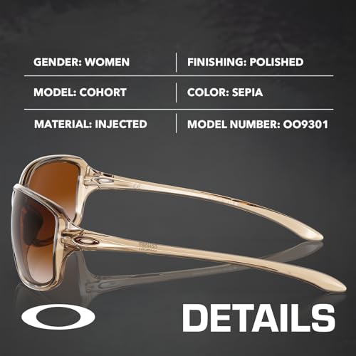 Oakley OO9301 COHORT – Polarized/Non-Polarized - Rectangle Shape Sunglasses with Official Eyewear Kit Bundle2