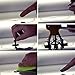 WHDZ Paintless Dent Repair Tool 8pcs Aluminum Glue Puller Tabs Paintless Dent Repair Hail Removal Tool