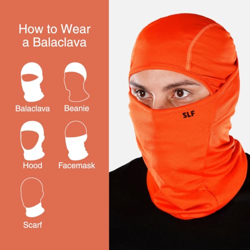 Image of SLEEFS Balaclava Face Mask Men & Women - Loose Fit, Breathable Ski Mask Shiesty for Football, Cycling - All Weather Use