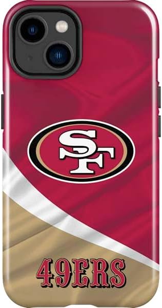 Skinit Impact Phone Case Compatible with iPhone 15 - Officially Licensed NFL San Francisco 49ers Design