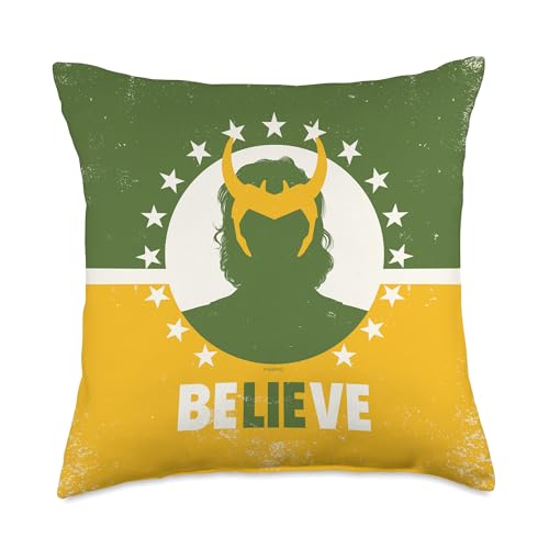 Coussin Marvel Loki President 18x18 oreiller décoratif salon multicolore - 2