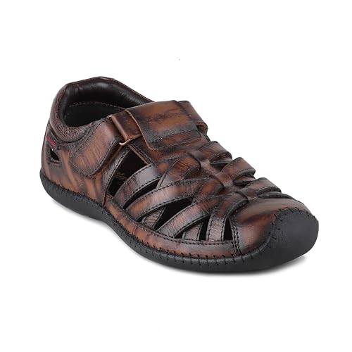 Image of Red Chief Genuine Leather Sandal for Men | RC3993