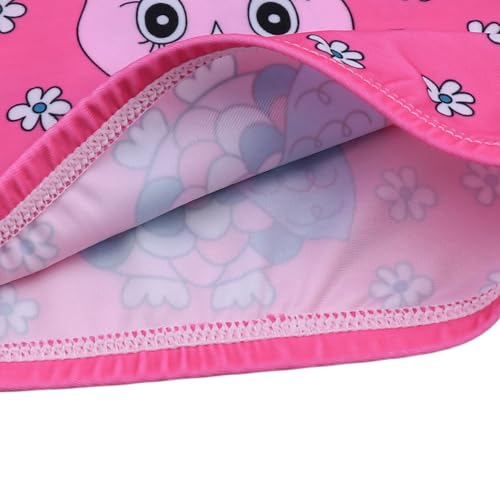 JUMISEE 3 Pcs Toddler Kids Swim Caps for Boys Girls Age 1-7 Cute Cartoon Cloth Fabric Swimming Hat Pool Cap Bathing Hats4