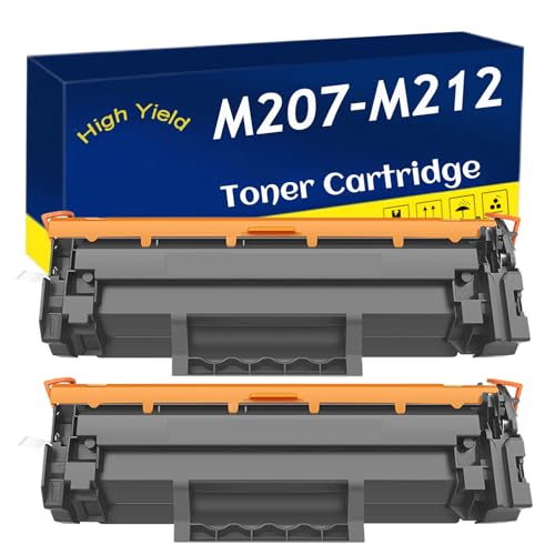 Cartucho de tóner Negro M207 M212 Compatible para HP LaserJet M207 M212 Cartucho de tóner Compatible con impresoras LaserJet M207 M212 2 Pack