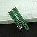 Handdn Handmade Alligator Leather Watch Bands for Men Women - Genuine Leather Watch Straps - Quick Release Watch Bands 16mm, 17mm, 18mm, 19mm, 20mm, 21mm, 22mm, 23mm & 24mm Watch Bands (Green)
