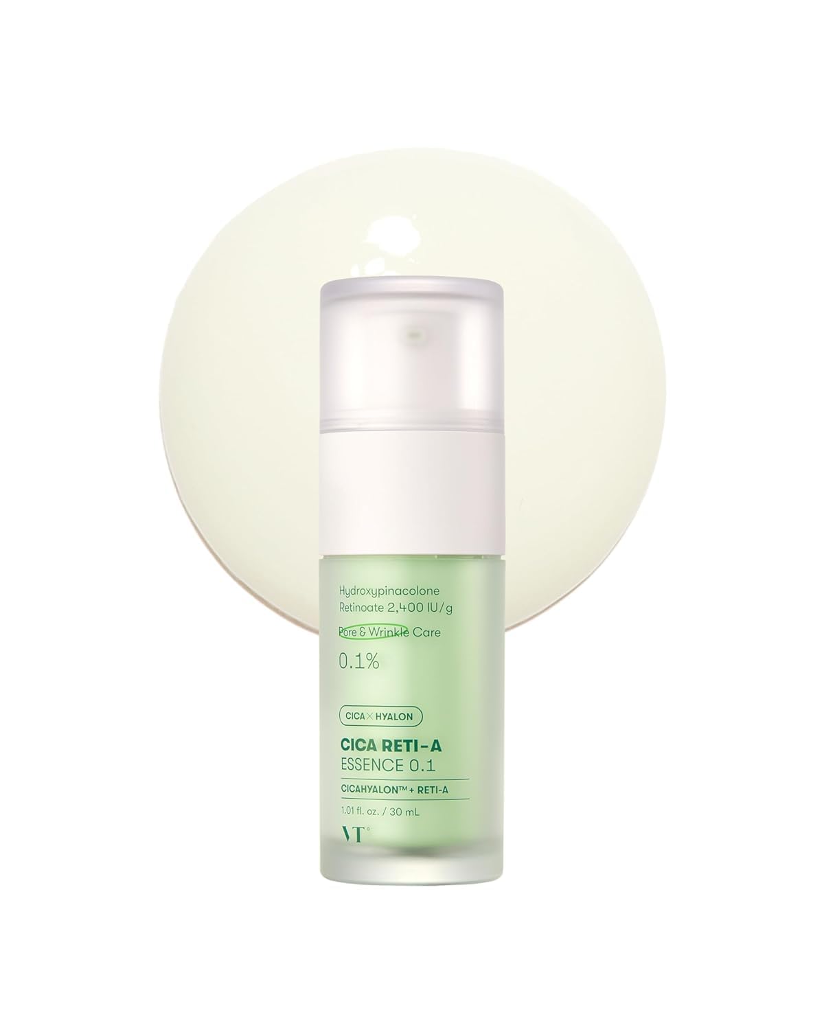 VT COSMETICS VT CICA RETI-A ESSENCE 0.1 Balancing Essence for Skin with Retinol For Sensitive Skin, 30 ml