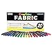 U.S. Art Supply Super Markers 20 Unique Colors Dual Tip Fabric & T-Shirt Marker Set-Double-Ended Fabric Markers with Chisel Point and Fine Point Tips - 20 Permanent Ink Vibrant and Bold Colors