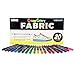 US Art Supply Super Markers 20 Unique Colors Dual Tip Fabric & T-Shirt Marker Set-Double-Ended with Chisel Point and Fine Point Tips - 20 Permanent Ink Vibrant and Bold Colors