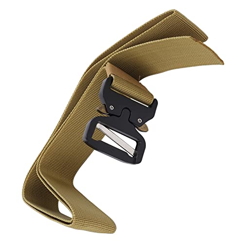 Cinto militar, fivela de liga de zinco masculina respirável de liberação rápida cinto externo para t
