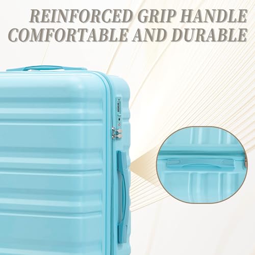 Image of Luggage 3 Piece Set, Hardside Lightweight Suit case with Spinner Wheels