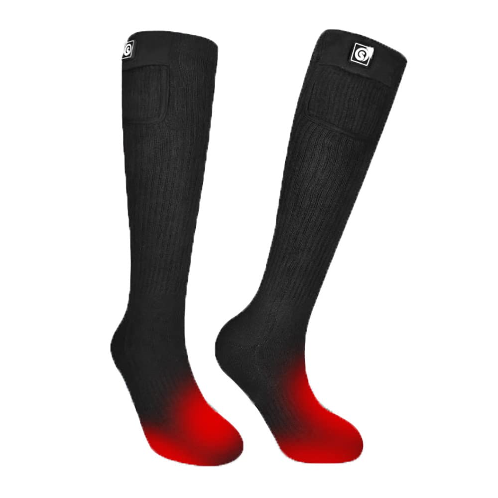 Winter Heated Socks For Women Heating Thermal Socks Sports Warm Socks For Men Rechargeable Electric Socks Non-Slip Cotton