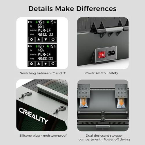 Secador de filamentos Creality Space PI para impresoras 3D - Fernando Cortés