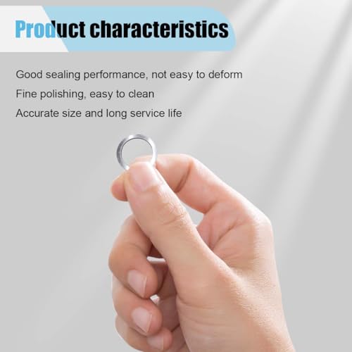 Image of 570PCS Automotive Oil Crush Washers, Aluminum Oil Drain Plug Gaskets, 18 Sizes Flat Washers Assortment Set, M6 M8 M10 M12 M14 M16 M18 M20 M22 M24