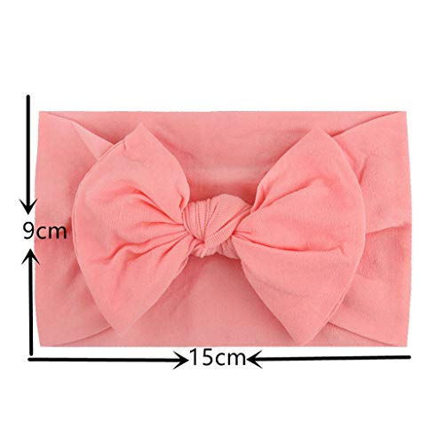 AnFeng Baby Hair Girls Turban Headband - 6PCS Bow Accessories Band Headwear for Toddler Care (E, One Size)2