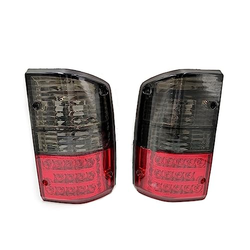 Feux arrière pour Nissan Patrol Y60 avec coque rouge hermétique haute durabilité 2 pièces