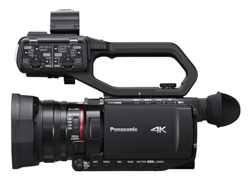Image of Panasonic X2100 4K Camcorder for Directors, Wide Angle Telephoto Lens with 24X Zoom, Hybrid O.I.S.,Lightweight Heat Dispersing Design, Detachable Handle - HC-X2100J