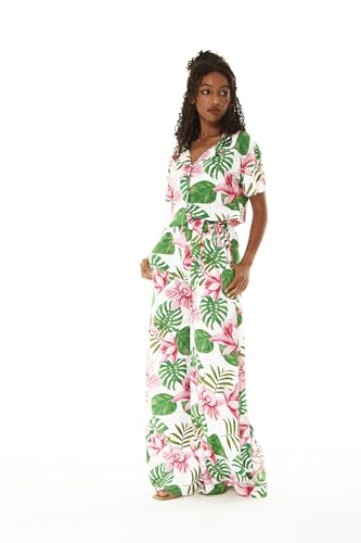 Image of Hawaii Hangover Family Matching Hawaiian Clothes, Lotus & Orchid | Family matching Hawaiian outfits, Lotus & Orchid, lightweight rayon, machine washable, tropical floral print, luaus, cruises