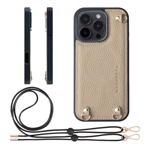 HANATORA for iPhone 16Pro �P�[�X MagSafe �Ή� �{�v �ϏՌ� �o���p�[�^ �X�}�z�P�[�X �X�}�z �V�����_�[�X�g���b�v �t�� �V�������N���U�[ �M�t�g �}�O�Z�[�t�Ή� �O���[�W�� D3GZ-16Pro-Grege