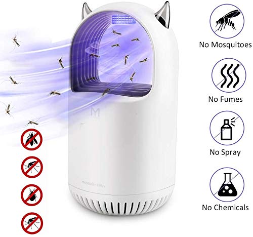 Zanzariera Elettrica,UV Lampada Antizanzare Elettrico,USB Trappola Zanzare Anti Insetti,Lampada Repellente Elettrica Efficacemente per Mosche Contrastare Zanzare, Mosche, Falene per Interno Esterno