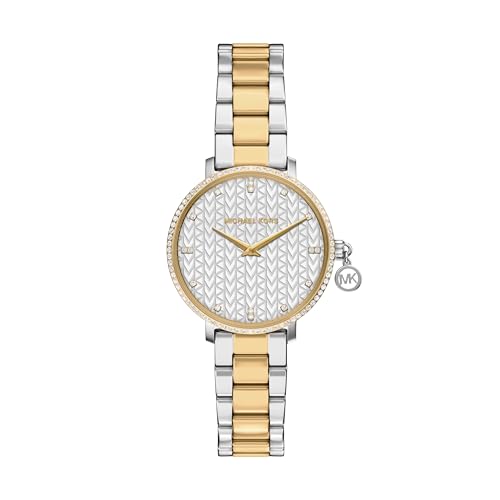 Image of Michael Kors Pyper Women's Watch, Stainless Steel Watch for Women with Steel, Leather, or Silicone Band