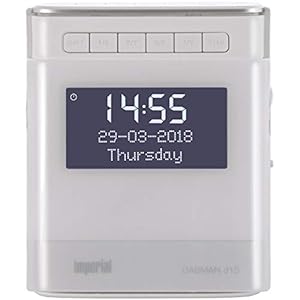 Imperial DABMAN d15 wekkerradio met DAB+ B-artikel, kleur: wit