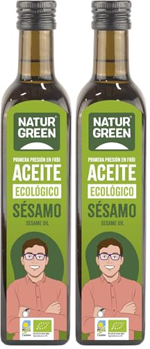 Aceite de sésamo para dietas veganas y cocina saludable pack de 2