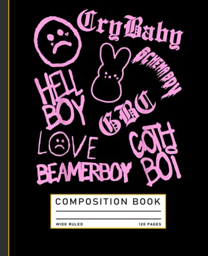 Photo de Lil Emo Rap Goth Peep Hip Hop Tattoo Composition Notebook