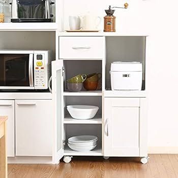 Amazon.co.jp: 不二貿易 99460 キッチンカウンター サージュ WH