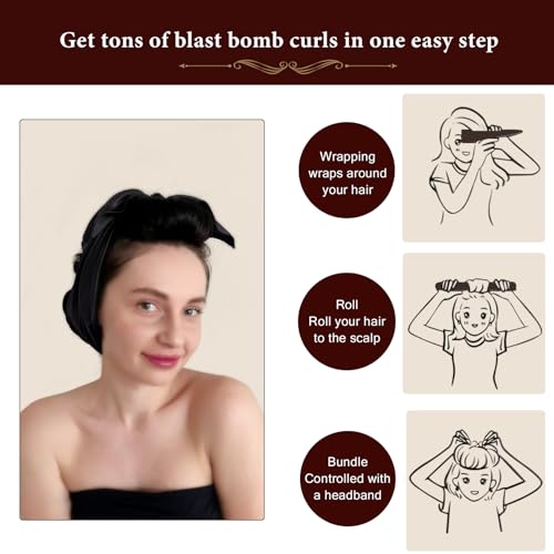 Flylipu Heatless Curler Heatless Curls Hair Curlers To Sleep In Hair Roller Hair Curlers No Heat Curling Heatless Curl thumb #1