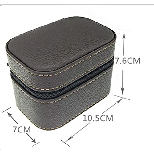 Étui boîte d'emballage anti-chute marron à fermeture éclair et support - 5