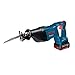 Price comparison product image Bosch Professional 18V System Cordless Reciprocating Saw GSA 18 V-LI (incl. 2X GBA 5.0Ah Batteries, Charger GAL 1880 CV, 2X Reciprocating Saw Blade, Inlay, L-BOXX)