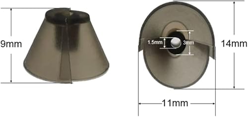 Miniatura 3 de Cúpulas de audífono para resound Tulip Sure Fit Reemplazo de auriculares semiabiertos 10 unidades