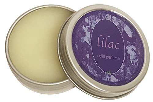 Ladybug Soap Company All Natural Solid Perfume True To Life Lilac Flower Scent In Full Bloom (1/4 Oz Tin Jar (Easy Slide In Top)) #TOP24