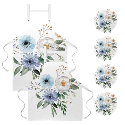 Tablier de cuisine pour restaurant bistrot et bar avec broches