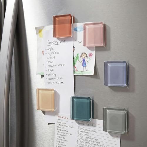 Imanes decorativos de vidrio para refrigerador 24 pzas miniatura 5
