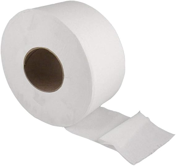 12 Pack Mini Jumbo Toilet Tissue Rolls - Luxury Soft Ultra Absorbent - 2.25 Inch Core - 150 Metre Roll