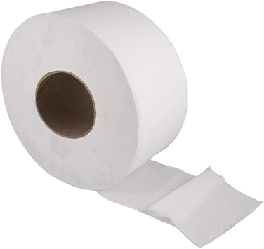 12 Pack Mini Jumbo Toilet Tissue Rolls - Luxury Soft Ultra Absorbent - 2.25 Inch Core - 150 Metre Roll