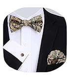 ✅LUXUS, SATIN FINISH: Das perfekte Accessoire, um jedem Look einen Hauch von Luxus zu verleihen. Das satinierte Polyestermaterial dieser Fliege verleiht einen glatten, leichten Glanz, der zu jedem Look passt. Es ist ein sehr erschwingliches und dennoch äußerst opulentes Accessoire, auf das kein Mann verzichten sollte!