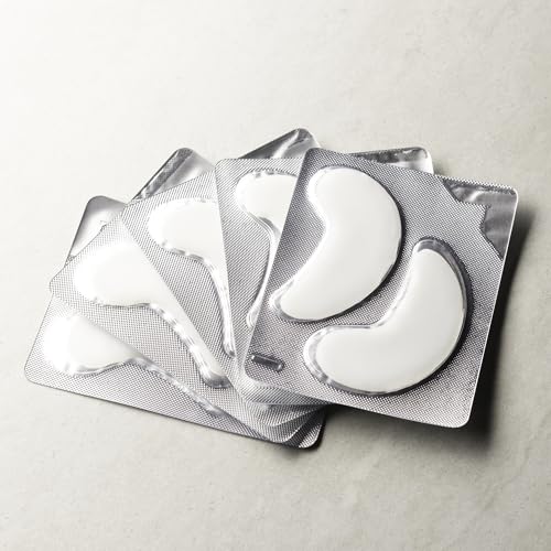 Flanerie Radiant Glow Eye Masks, Hydrating Under Eye Gel Patches with Vitamin C, Collagen & Hyaluronic Acid, Brightening - Image 4
