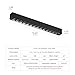 SCON 15W Adjustable CCT Linear LED Spotlight Lamp Head, 24V Magnetic Track Head, 3 CCT for Recessed/Ceiling Track Lighting Systems, Track Lighting Fixture for Kitchen Living Room Office, 4 Pack
