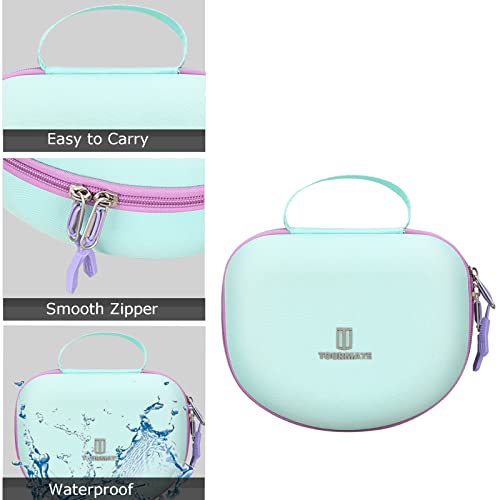 Image of Tourmate Hard Travel Case for Riwbox CT-7 / CT-7S Cat Ear LED Light Kids Wireless Headphones, Protective Carrying Storage Bag